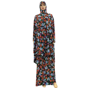 Vêtements musulmans pour femmes, ensemble deux pièces pour Ramadan, Khimar, dubaï, haut ample et jupe, Katfan, vêtements islamiques, turquie, Jilbeb, Hijab, Abaya - Product Image 6