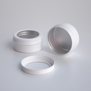 Boîte en aluminium personnalisable de 80 ml avec fenêtre pour l'emballage des épices, du sucre et des aliments - Pot mystère de qualité alimentaire pour bijoux - Product Image 2