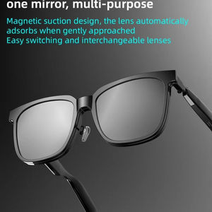 Gafas de Traducción IA Sg-18 Pro con Altavoz Integrado, Lentes de Sol Removibles con Bloqueo de Luz, Compatibles con Interpretación Simultánea en Línea - Product Image 1