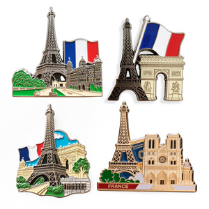 Nam châm tủ lạnh in logo tùy chỉnh, quà lưu niệm du lịch các thành phố quốc gia, nam châm tủ lạnh kim loại khắc laser tùy chỉnh - Product Image 3