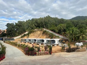 Forest Lodge casa piccola casa sostenibile soggiorno di lusso piccola cabina Hotel Villa casa prefabbricata con 2 camere da letto/cucina/bagno - Product Image 2