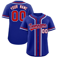 Desain Jersey Bisbol Kustom Nomor Nama Cetak Klasik Kaos Softball Pria Wanita Seragam Tim Pemuda Hadiah Liburan