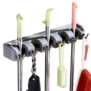 Organizzatore per Attrezzi da Giardino, <span class=keywords><strong>Portascope</strong></span> da Parete a 5 Posizioni in <span class=keywords><strong>Plastica</strong></span> con Ganci, Vendita Calda - Product Image 6