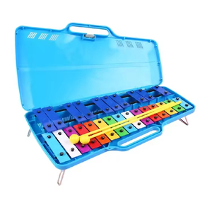 <span class=keywords><strong>Xylophone</strong></span> éducatif <span class=keywords><strong>en</strong></span> acier inoxydable de haute qualité pour enfant, bébé, jouet musical coloré, 15 notes, unisexe - Product Image 4
