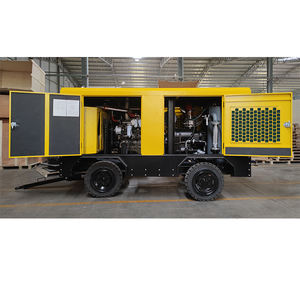 모바일 에어 컴프레서 경량 휴대용 디젤 에어 컴프레서 휠 키트 포함 소형 계약자에게 완벽 - Product Image 4