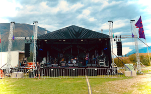 โครงถักอลูมิเนียมสำหรับแสดงสินค้ากลางแจ้งแบบปรับแต่งได้ พร้อมไฟส่องสว่าง - Product Image 2