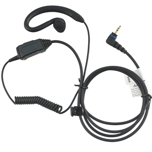 Auricular EHS16 con Gancho para Oreja para Walkie Talkie, Micrófono de Audio Potente, Auricular con Micrófono Integrado y Botón PTT para PD350 PD360 PD370 - Product Image 1