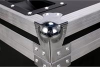 HYULIGHTS 180W Cabeza móvil Luces de escenario Estuche de vuelo Estuche de carretera personalizado con ruedas de perfil Caja de aire 67*43*52CM para Pro DJ Touring