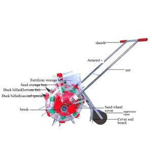 Seminatrice Manuale a Spinta per Piantare Semi di Mais e Soia per Agricoltura e Allevamento - Product Image 5