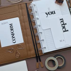 2024 PU da máy tính xách tay chương trình nghị sự xoắn ốc ràng buộc B5 kinh doanh sang trọng kế hoạch nhà sản xuất A5 ngân sách kế hoạch tùy chỉnh mẫu miễn phí - Product Image 5