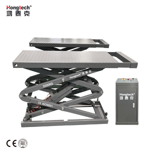 Attrezzatura per Auto HOT-UGS4 Sollevatore a Forbice Piccolo Elettrico 3.5T Interrato Idraulico da 3500kg per Auto - Product Image 3