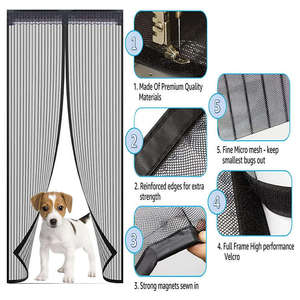 Hiện đại từ lưới chống muỗi bay Rèm cho mùa hè chống muỗi màn hình Cửa cho cửa sổ nhà bếp thanh lịch bay rèm - Product Image 5