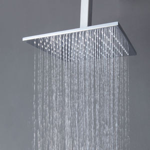 Four Function 59-1 Brass Constant Temperature Concealed <b>Shower</b> Set Black Buttons Wall Mounted Bathroom <b>Shower</b> - Product Image 3