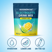 Mélange de Boissons Électrolytiques Marque Blanche 16 Sachets Hydratation 8 Vitamines & Minéraux OEM ODM Vente en Gros