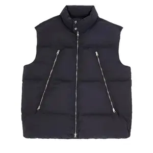 Outdoor utility Chaleco de invierno ropa hombre Men winter zipper jackets vests for men
