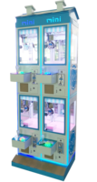 Machine de jeu à griffes mini 4 en 1, en métal, avec verre trempé, pour usage en centre commercial intérieur - Marque LiFun - Vente en gros usine de Guangzhou