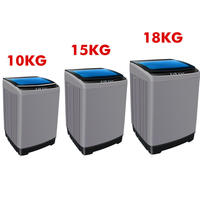 Fully Automatic Ultra Cheap Wave Wheel Washing Drying Machine Electric Household Washer US Plastic Housing 8.5kg Capacity