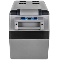 Mini-réfrigérateur de voiture 45L avec congélateur, compresseur portable 12/24V DC 110-240V, disponible depuis l'entrepôt UE, compatible dropshipping