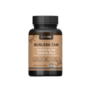 Capsules bronzantes Bushaid favorisant la mélanine : Obtenez un hâle naturel rapide et profond sans soleil – Complément alimentaire pour le <span class=keywords><strong>bronzage</strong></span> - Product Image 1
