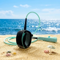 Laisse de surf transparente OEM personnalisée 7 mm en Super PU avec double rotule marine pour SUP et shortboard