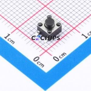 BTS0C00151TBG00 Tactile Switch SMD-4P,4.5x4.5mm Switch Round Button 1.8N Vertical Mount 4.5mm - Product Image 1