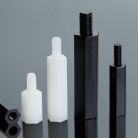 Entretoises hexagonales en nylon 66 HTS M2 de l'usine Lianyang, entretoises mâles et femelles à extrémité unique, supports de circuits imprimés
