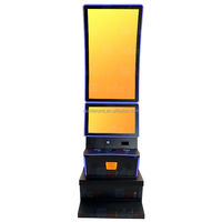 Mesin Game Layar Sentuh Lengkung 43+23.8" Gaya Baru Berbahan Metal Multi 8 in 1 Papan Game PC Permainan Ketangkasan