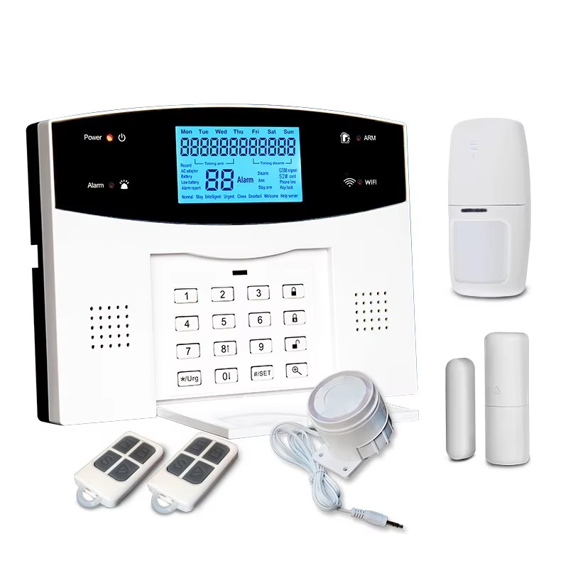 Tuya Wifi GSM 4G Smart Intruder Alarm System 433MHz Door Use Host Control Panel ABS Material Factory Supply IP Alarm Equipment · image 1