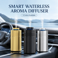 Diffuseur d'arômes intelligent pour maison et voiture 2026 – Nouveau diffuseur électrique portable de luxe en métal sans eau pour aromathérapie avec garantie d'un an