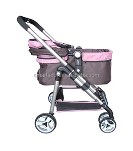Hersteller Fabrik Großhandel kunden spezifische leichte abnehmbare Hund Haustier Kinderwagen <span class=keywords><strong>Jogger</strong></span> schöne faltbare Träger für Haustiere - Product Image 2