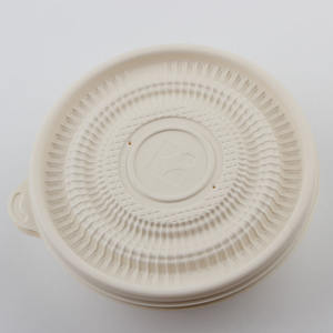 Vajilla no tóxica respetuosa con el medio ambiente con bajas emisiones de carbono, cuenco desechable degradable, vajilla saludable - Product Image 1