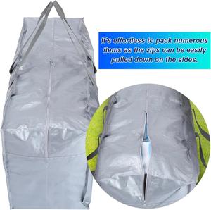 Heavy Duty <b>Extra</b> <b>Large</b> Waterproof Zippers Moving Storage Totes Bags With Backpack Straps and Strong Handles - Product Image 3