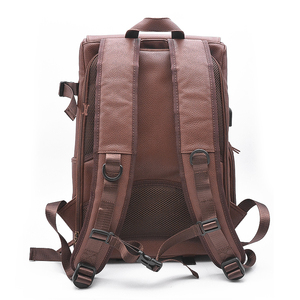 Nhà Sản Xuất Chuyên Nghiệp Sợi Nhỏ Da Du Lịch Nhiếp Ảnh Máy Ảnh Ống Kính Ba Lô Đầy Đủ Tùy Chỉnh Máy Ảnh Túi Ba Lô - Product Image 2