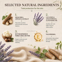 Crème Visage Hydratante Intense à la Diosgénine et au Yam Sauvage, Formule Naturelle OEM, Soulagement Rapide, Produits de Soin pour la Peau des Femmes