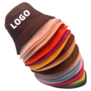 Sombrero de Pescador Personalizado para Viajes, de Color Sólido, para Hombre y Mujer, de Ala Ancha y Copa Plana, de Verano, con Forro de Satén de Algodón, para Mujer - Product Image 1