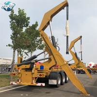 Semi-Remorque Porte-Conteneurs Latéral de 37 Tonnes de Haute Qualité, Chargeur Latéral, Élévateur pour Conteneurs, Châssis Squelette à Vendre