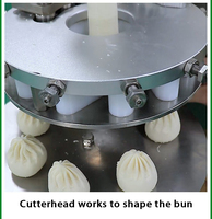 Petit pain cuit à la vapeur de bureau commercial faisant la Machine petit coupe-légumes pour les magasins de petit déjeuner pain de légumes de viande formant la Machine