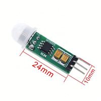 Module de capteur de présence humaine miniature HC SR505, carte de commutation à infrarouge pour projet électronique DIY