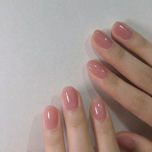 <span class=keywords><strong>Uñas</strong></span> Postizas Ovaladas Cortas <span class=keywords><strong>Color</strong></span> Nude <span class=keywords><strong>Rosa</strong></span> Melocotón, <span class=keywords><strong>Uñas</strong></span> de Gel Suave ABS de Calidad Profesional, <span class=keywords><strong>Uñas</strong></span> Postizas Naturales Reutilizables, Kit de <span class=keywords><strong>Uñas</strong></span> Adhesivas de Tamaño Completo - Product Image 4