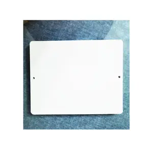 8 "x 12" 8 "x 10" 9 "x 12" Letrero de aluminio en blanco de metal de aluminio en blanco Hoja en blanco de sublimación de aluminio en blanco brillante con Cor redondo