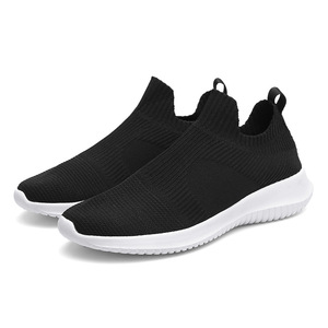 Venta directa de fábrica de zapatillas de running para hombre, ligeras y transpirables, con suela intermedia de EVA y suela exterior de goma, con bordado de mosca y diseño para un ritmo lento. - Product Image 3