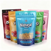 Sachet Doypack Personnalisé avec Logo, Anti-humidité, Fermeture Éclair, pour Snacks, Mangues Séchées, Emballage d'Écouteurs, Pochette Autoportante pour Aliments Secs – Vente en Gros
