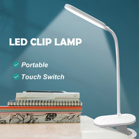 Lampe à pince LED carrée pliable moderne en PC, DC 5V, écologique, économe en énergie, personnalisable, vente en gros, 14/60/140LM