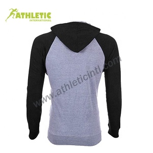 Vente en gros de sweats à capuche unis en coton vierge personnalisé de haute qualité pour hommes vêtements de sport d'hiver décontracté deux couleurs pulls à capuche pour hommes - Product Image 4