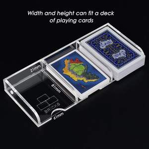 Organisateur de cartes en acrylique transparent à 2 niveaux, personnalisé en usine, design moderne pour le jeu de société <span class=keywords><strong>Catan</strong></span> Settlers - Product Image 5