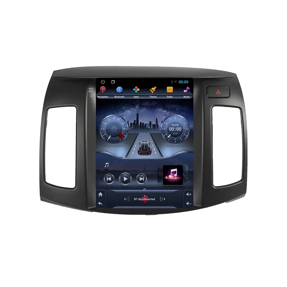 Cho Hyundai Elantra 2008 DIN đôi xe stereo 2 DIN Android đài phát thanh xe MP5 Máy nghe nhạc âm thanh xe DVD Player Navigation GPS