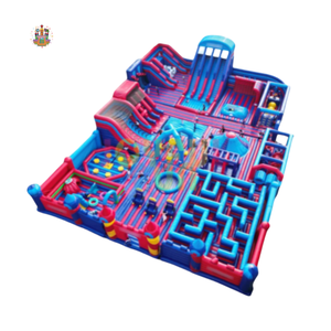 Nova Nhà Máy Bán Buôn PVC Thương Mại Lâu Đài Bơm Hơi Khổng Lồ Nhà Bị Trả Lại Pop Các Khóa Học Trở Ngại Cho Thuê Thân Thiện Với Môi 1 Năm - Product Image 2