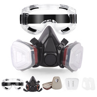 Masque anti-poussière KN95 en silicone, respirant, pour le soudage, la mine de charbon, anti-brume, livraison directe transfrontalière