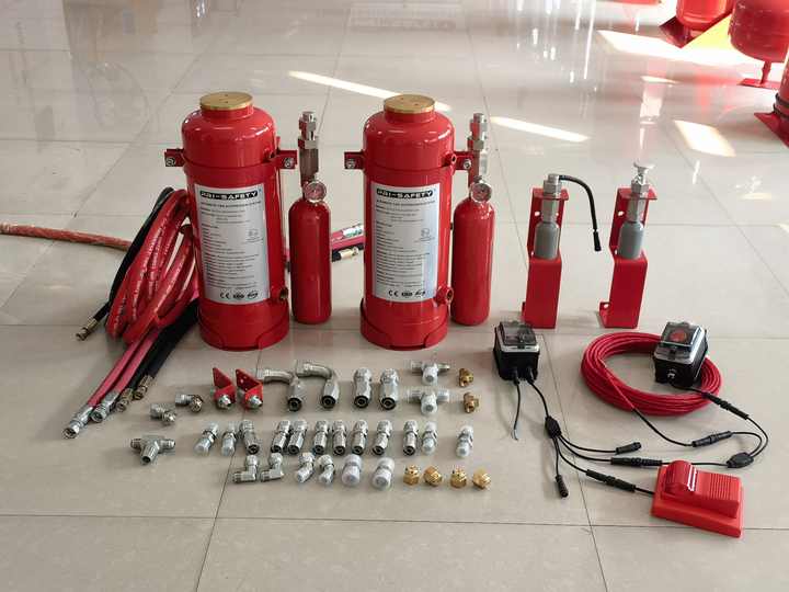 Cartridge Automatic Vehicle Fire Suppression System Dry Powder Foam ...