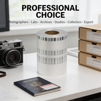 Pochettes PP fiables pour films négatifs mats, pour une organisation et une protection efficaces des négatifs de films 35 mm, capacité de 36 000 pièces